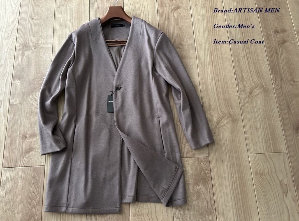 新品 ARTISAN MEN アルチザン メン【JAPAN MADE】カシミヤタッチ