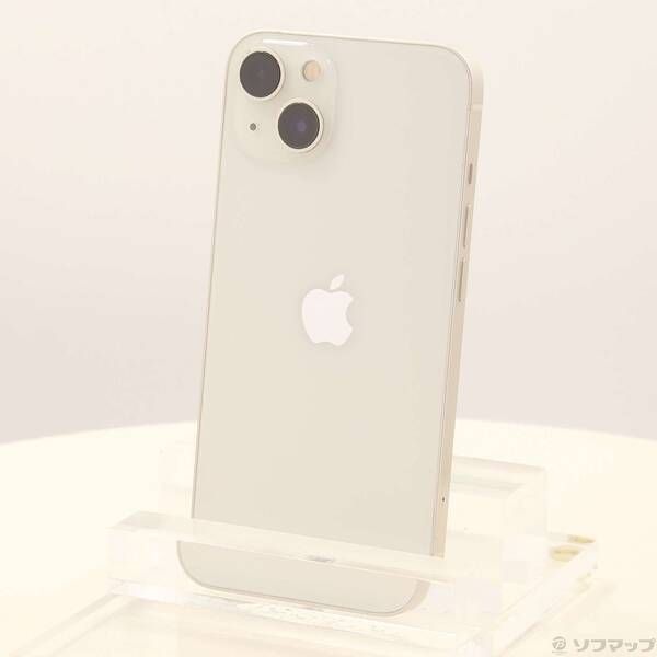中古品〕 iPhone13 128GB スターライト MLND3J／A SIMフリー【258