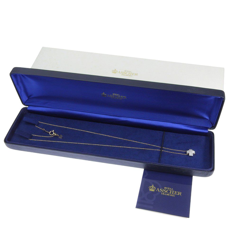 本物保証】 箱付 新品同様 ロイヤルアッシャー ROYAL ASSCHER 3.2g  