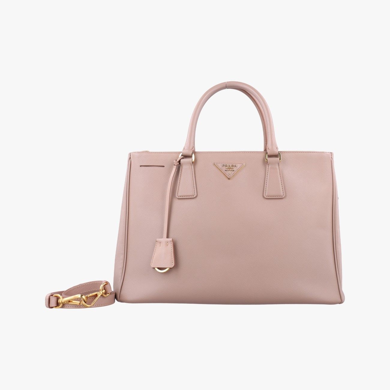 プラダPradaガレリア ピンク サフィアーノレザー BN2274 58 L 173