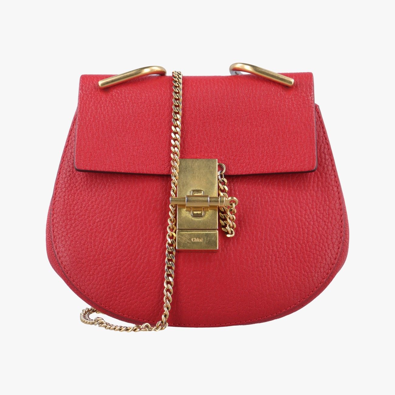 クロエChloeドリュー レッド レザー 01-16-63-65