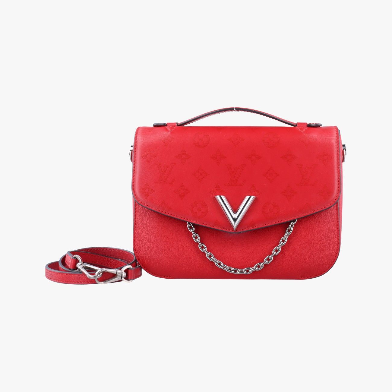 ルイヴィトンLouis Vuittonヴェリーチェーンバッグ ルビー レザー M44285 FO3198