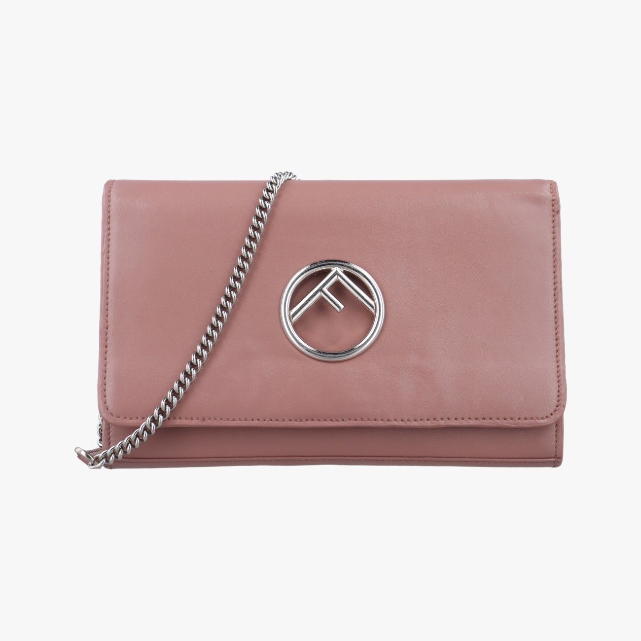 フェンディFendiキャナイ エフ ロゴ ピンク レザー 8BS004 8BS004 AOKK 179-8210