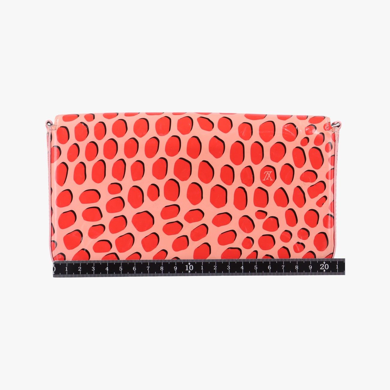 ルイヴィトンLouis Vuittonフェリシーポーチ ピンク×レッド ヴェルニ M62359 TJ1116