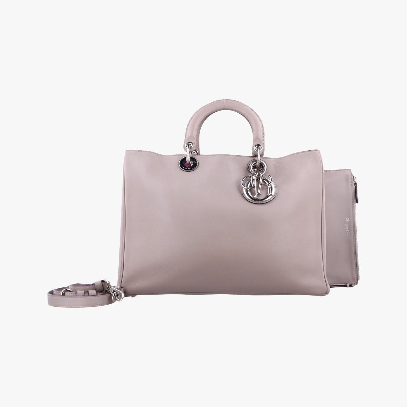 クリスチャンディオールChristian Diorディオリッシモ グレー レザー 09-MA-0112