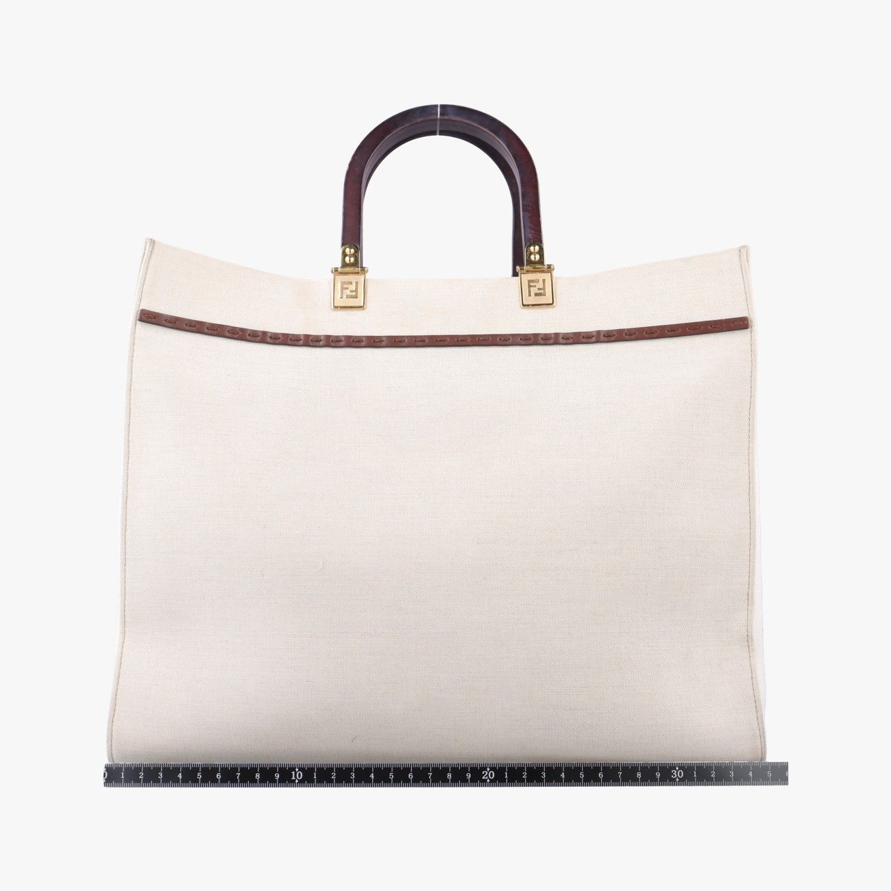 フェンディFendiサンシャイン ミディアムベージュキャンバス8BH3868BH386-AKBS-228-12085