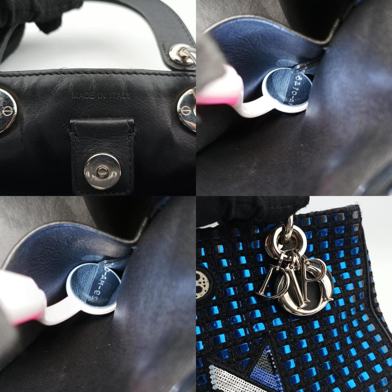 ブルー×マルチ ツイード