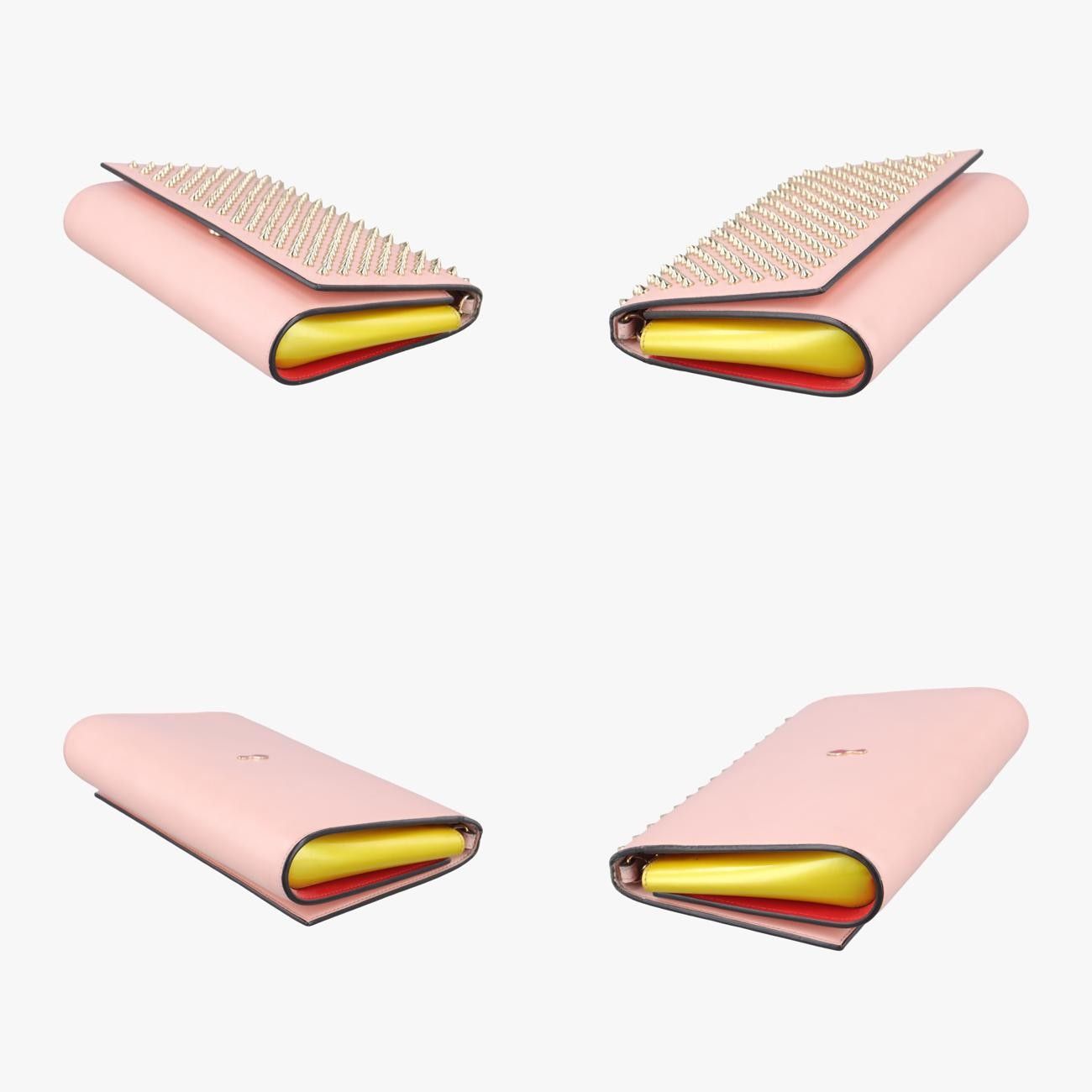 ピンク×イエロー レザー