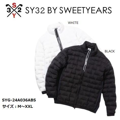 SY32 ゴルフ ゴルフウェア ダウンジャケット メンズ おしゃれ ブランド かっこいい SYG-24A036ABS お取り寄せ
