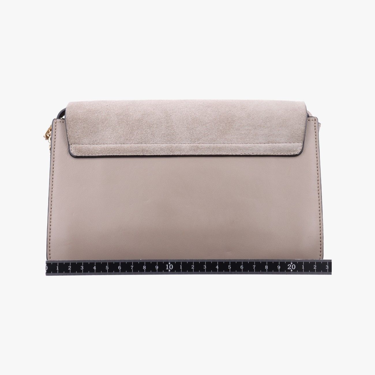 クロエChloeフェイ グレー スエード×レザー 04-17-68-65