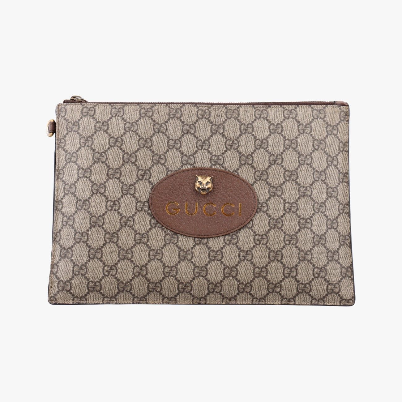 グッチGucciGGスプリーム ブラウン PVCコーティングキャンバス 473956