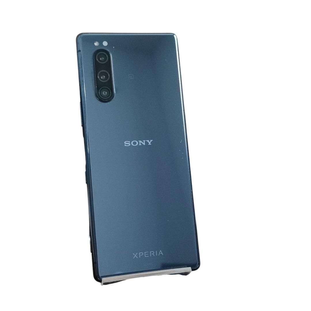 中古品 Sony Xperia 5 SOV41 ネイビー本体 - メルカリ