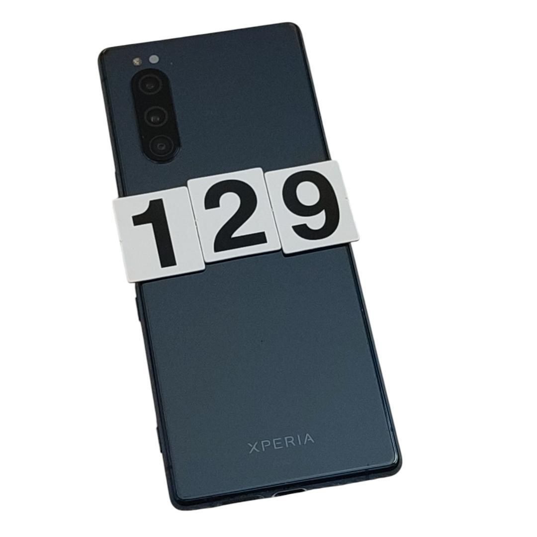 中古品 Sony Xperia 5 SOV41 ネイビー本体 - メルカリ