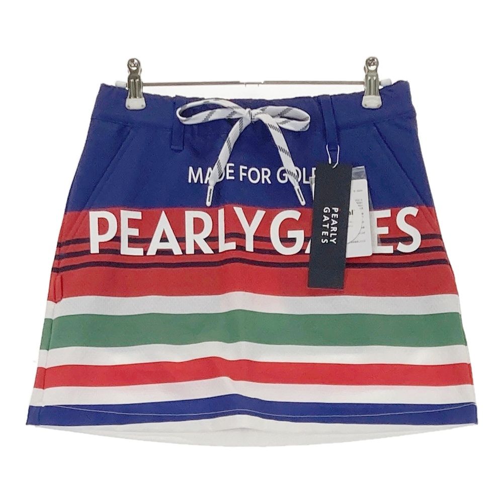 サイズ 0 PEARLY GATES パーリーゲイツ 055-1134604 スカート ブルー系 240101511506 ゴルフウェア レディース ストスト