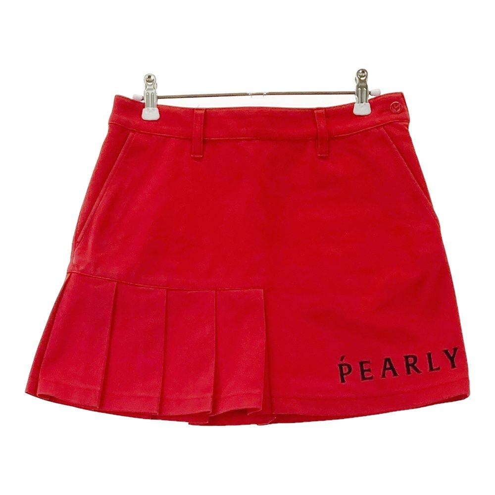 サイズ 0 PEARLY GATES パーリーゲイツ プリーツスカート レッド系 240101553961 ゴルフウェア レディース ストスト