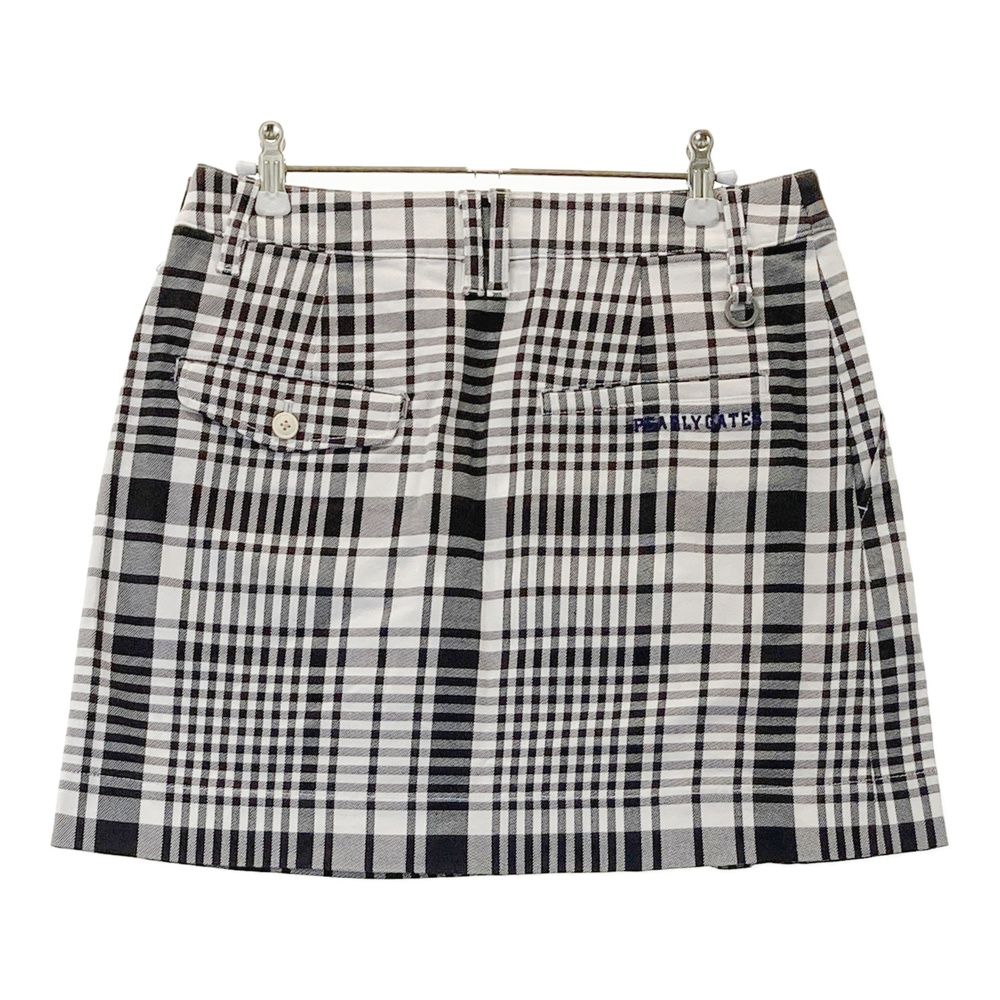 サイズ：1 PEARLY GATES パーリーゲイツ ストレッチ スカート チェック
