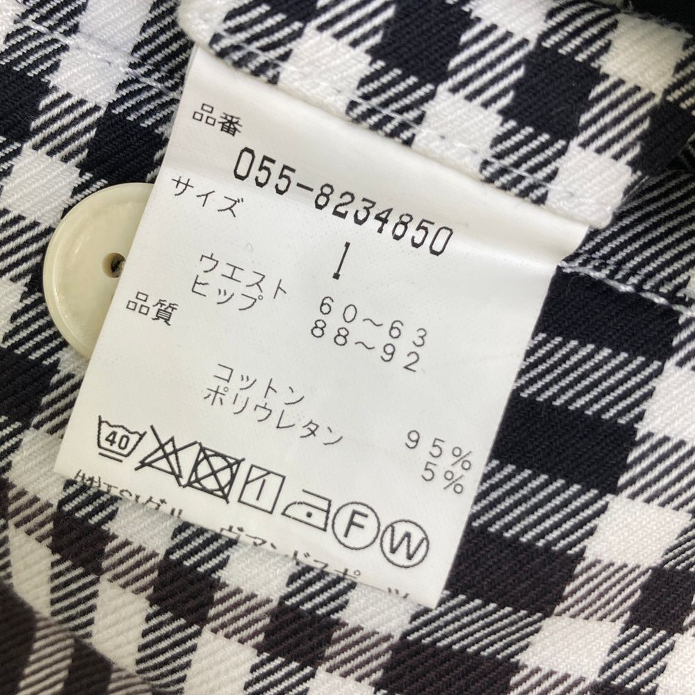 サイズ：1 PEARLY GATES パーリーゲイツ ストレッチ スカート チェック