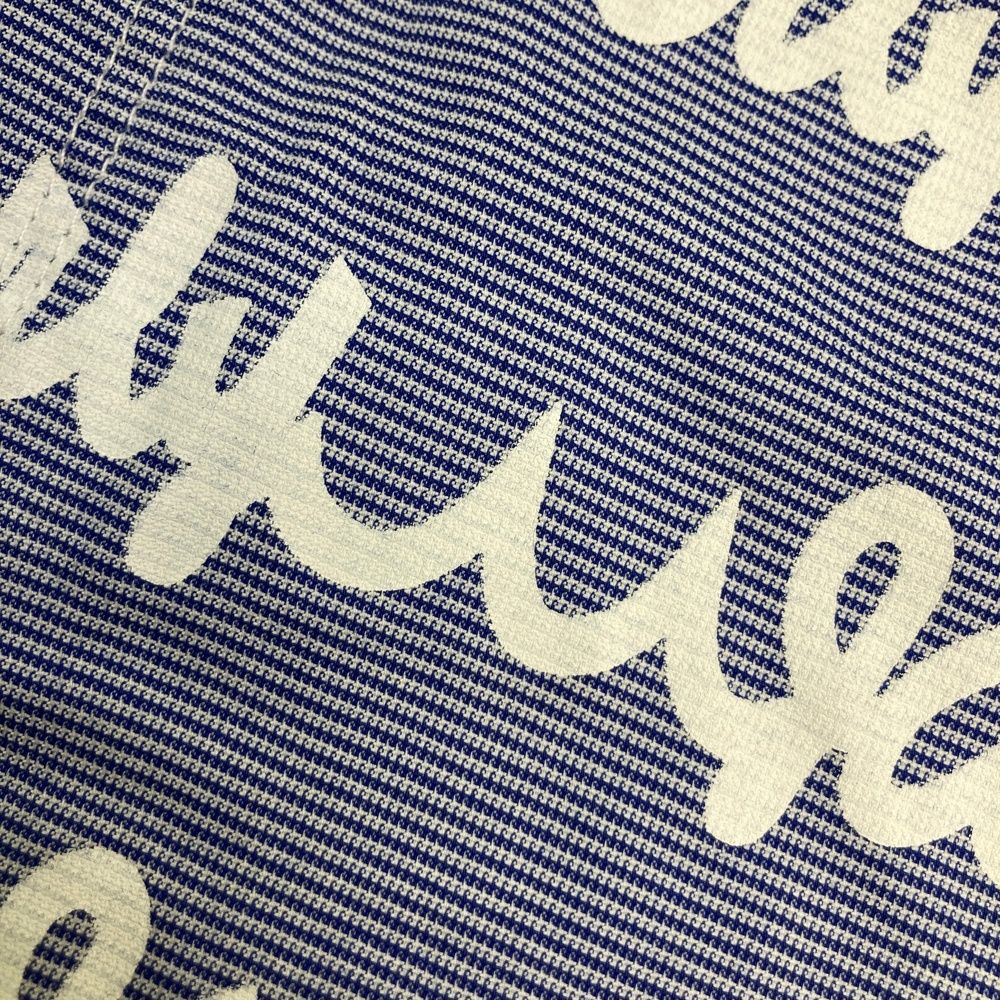  サイズ 0 PEARLY GATES パーリーゲイツ ストレッチスカート ロゴ×ボーダー柄 ブルー系 ゴルフウェア レディース ストスト スカート レディースウェア