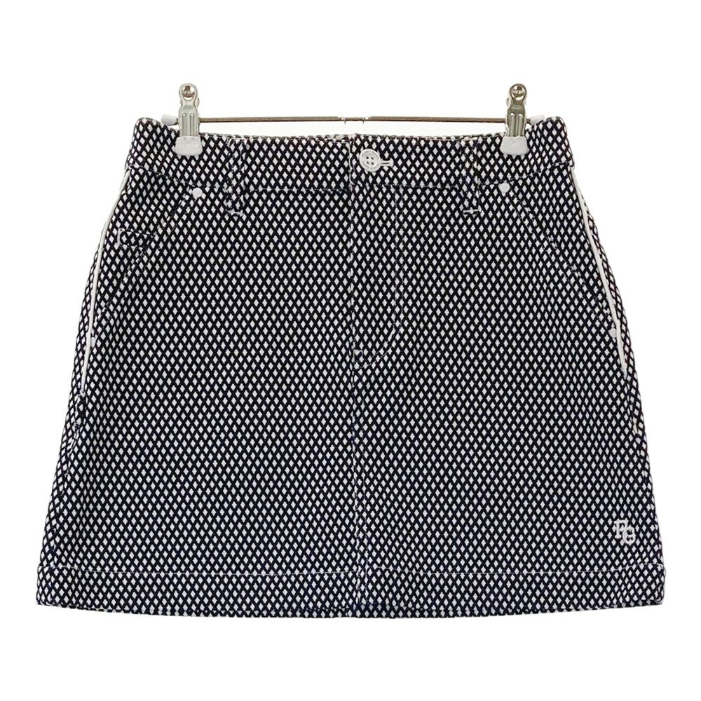 サイズ 0 PEARLY GATES パーリーゲイツ スカート 総柄 ネイビー系 240101554491 ゴルフウェア レディース ストスト