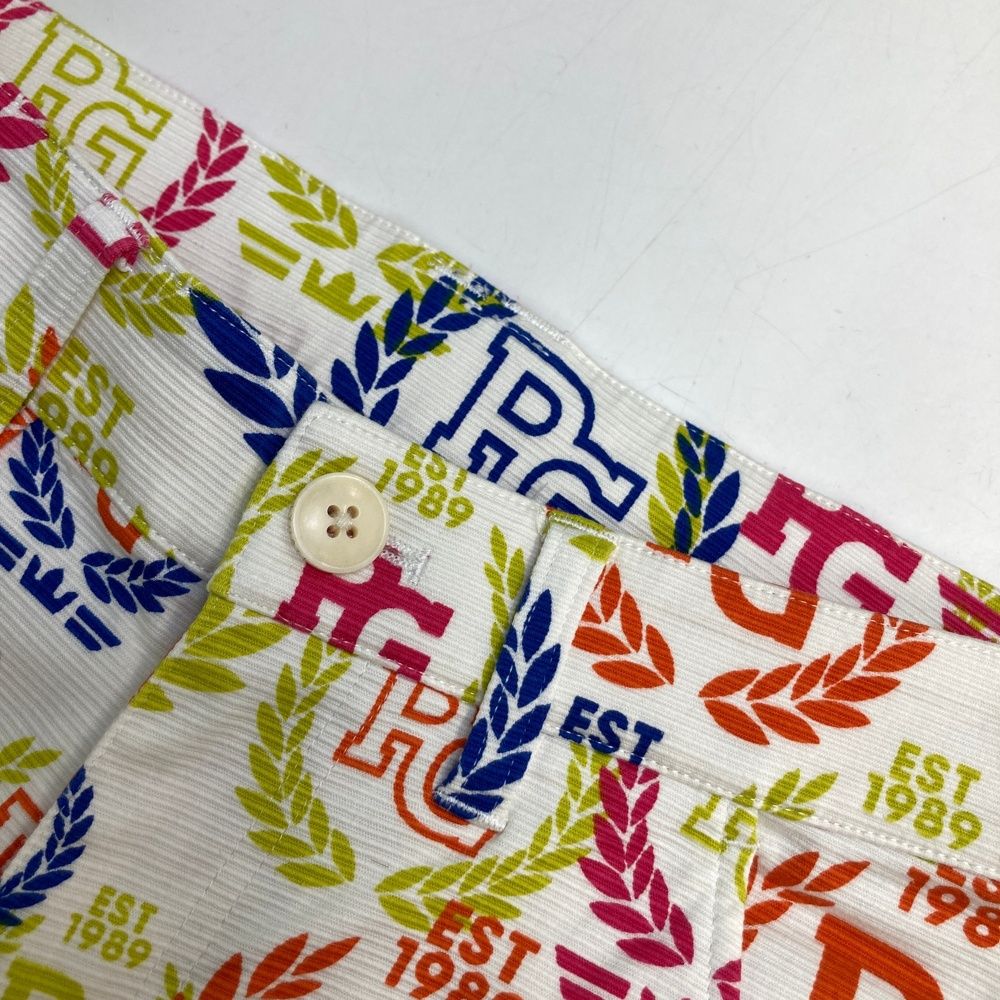 ストレッチパンツ 総柄