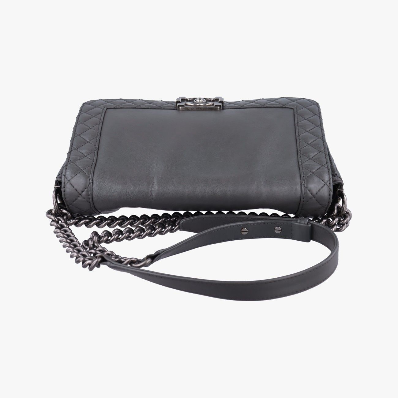 30日間返品無料。 シャネルChanelボーイシャネル グレー レザー A67948 18935729 価格比較でお得にお買物。