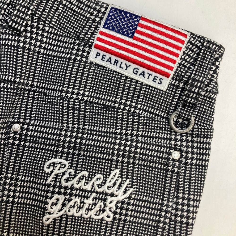 グレンチェック柄 ブラック系