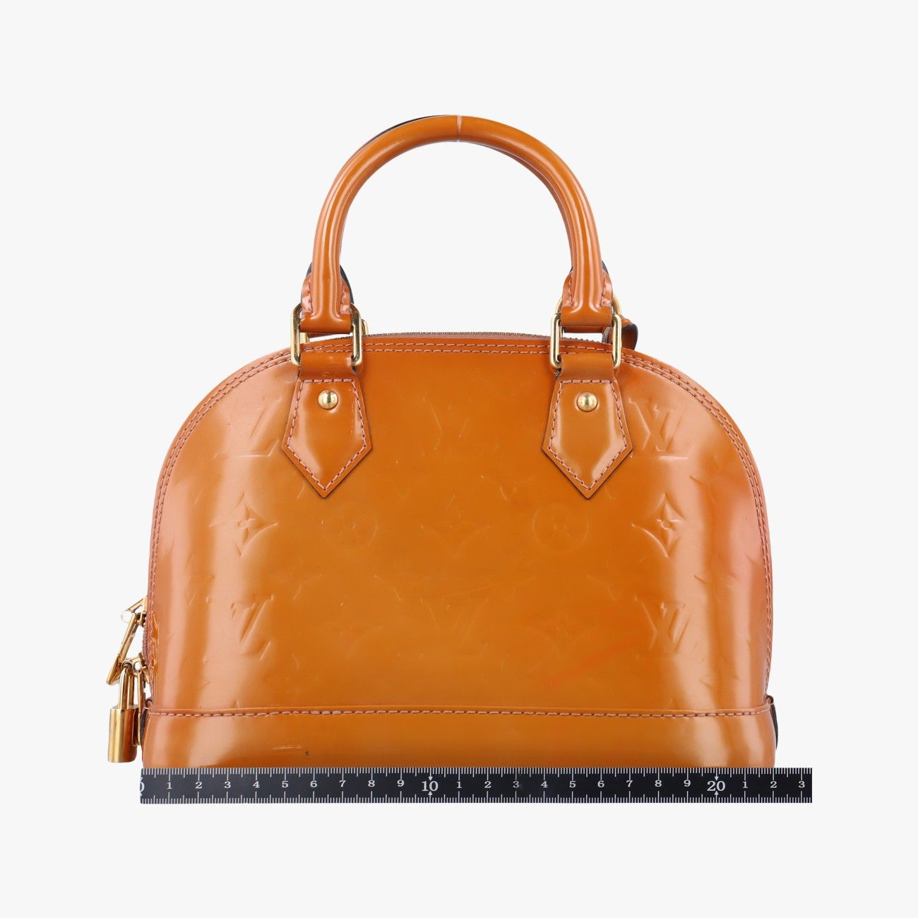 ルイヴィトンLouis VuittonアルマBB ローズヴェルール ヴェルニ M91585 MI1163