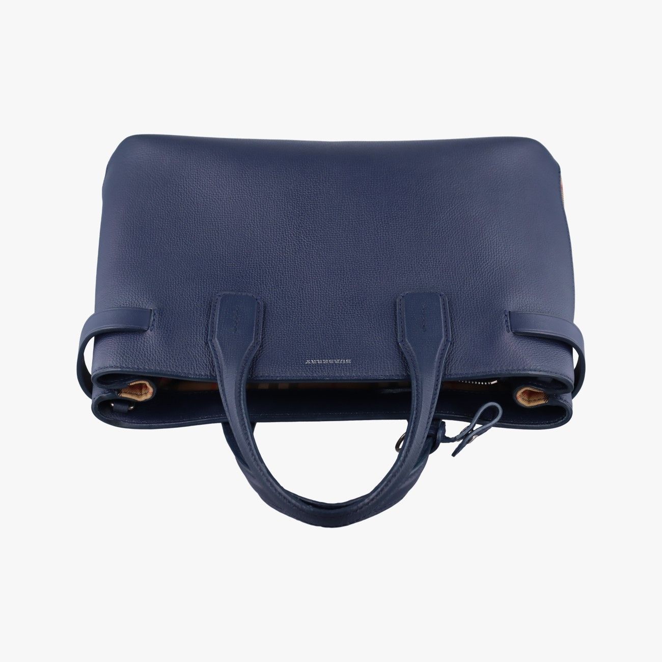 バーバリーBurberryバナーネイビーレザー