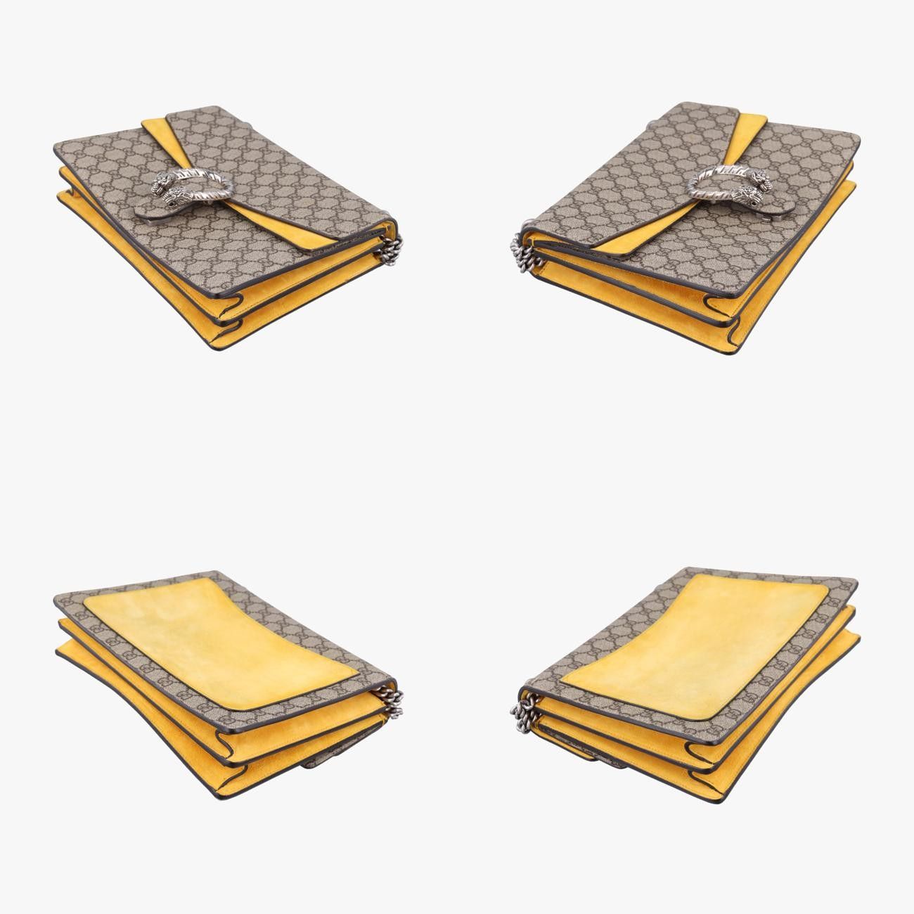 ベージュ×イエロー PVCコーティングキャンバス