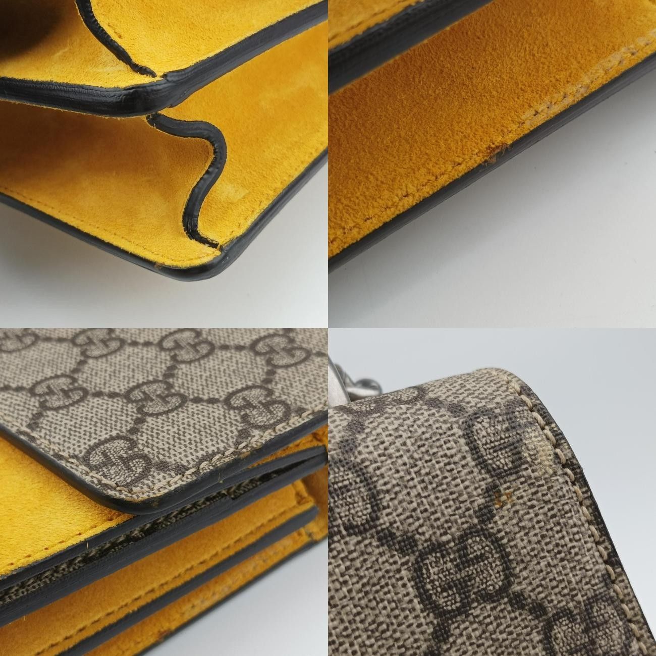 ベージュ×イエロー PVCコーティングキャンバス