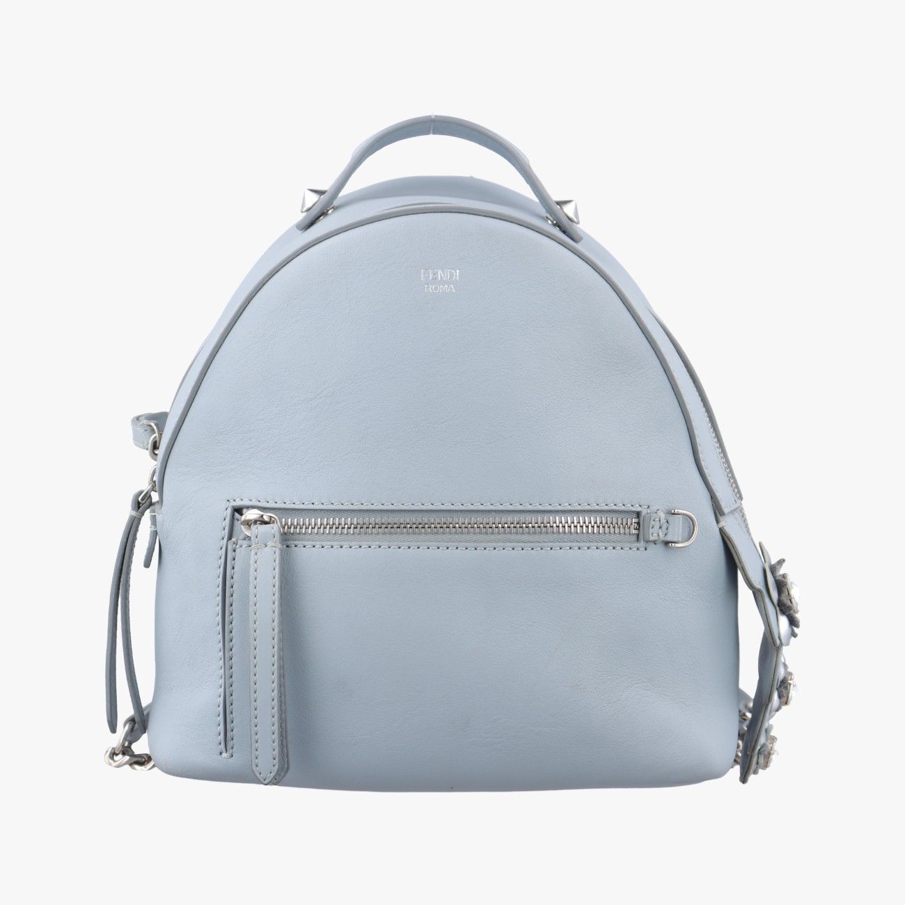 フェンディFendiマルチスタッズ バイ ザ ウェイ ブルー レザー 8BZ038 8BZ038.7RL 169.8465