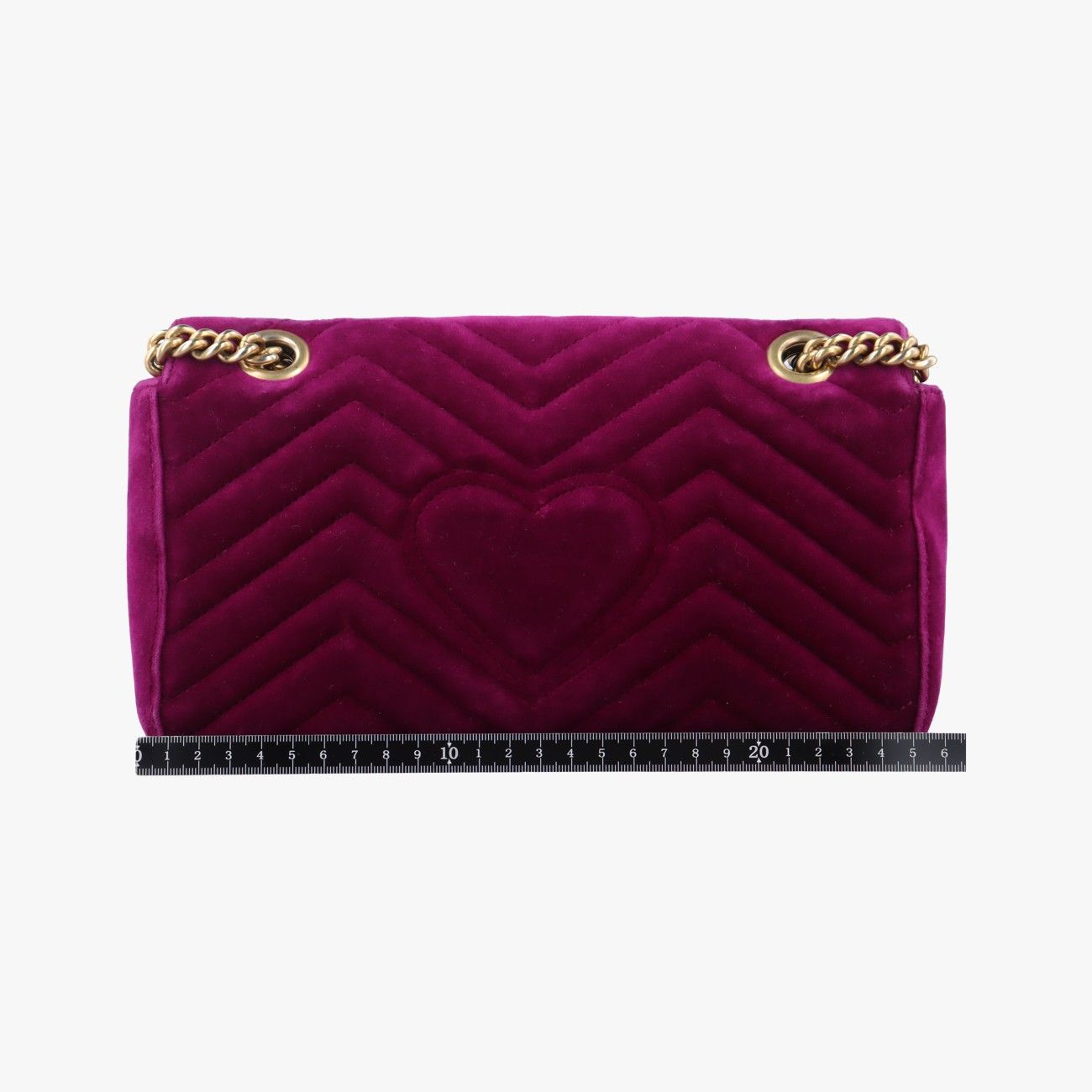 グッチGucciGGマーモント パープル×マルチ ベロア 443497 A025033032