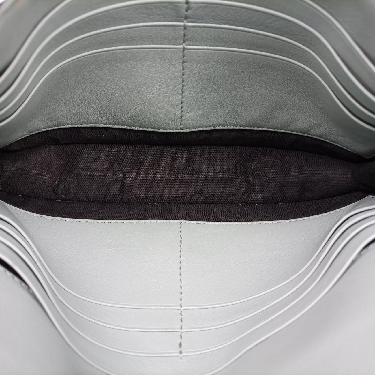  バレンシアガBalenciagaメタルプレートシティチェーン ブルー レザー 420837.3210.D.002123 メッセンジャーバッグ ショルダーバッグ