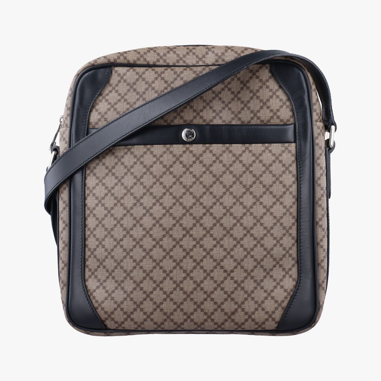 グッチGucciディアマンテ ブラウン×ブラック PVCコーティングキャンバス 268159 A011415177