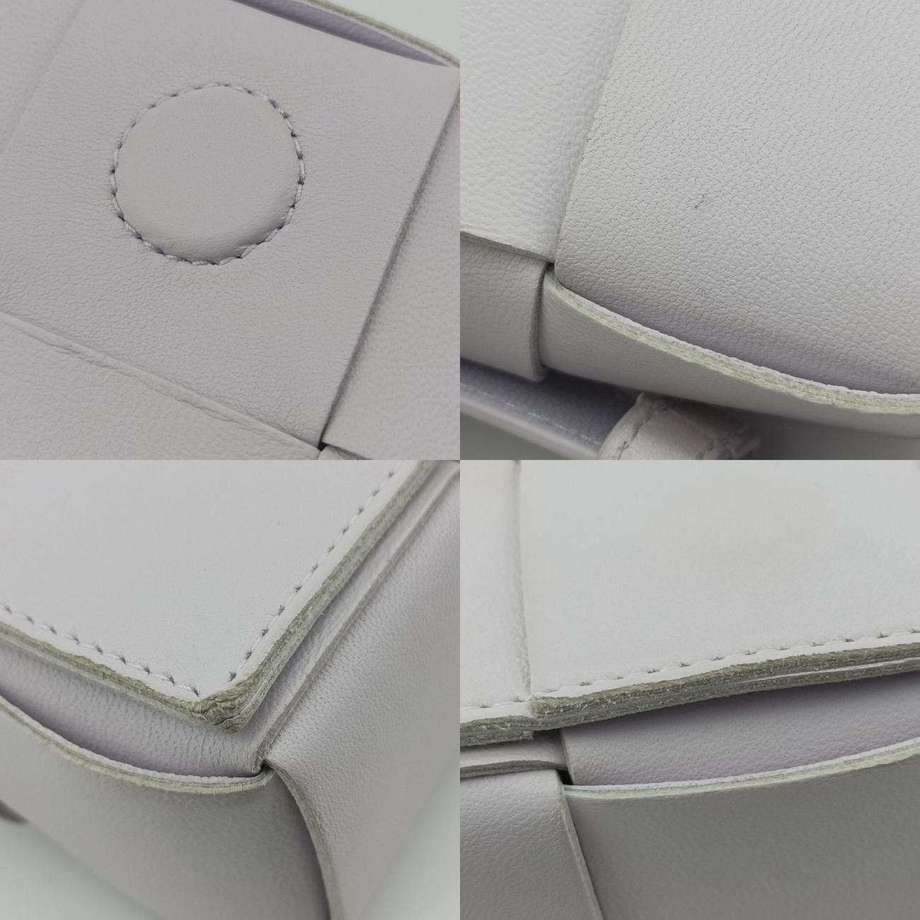  ボッテガヴェネタBottega Venetaキャンディ カセットライトパープルラムスキンICチップ メッセンジャーバッグ ショルダーバッグ