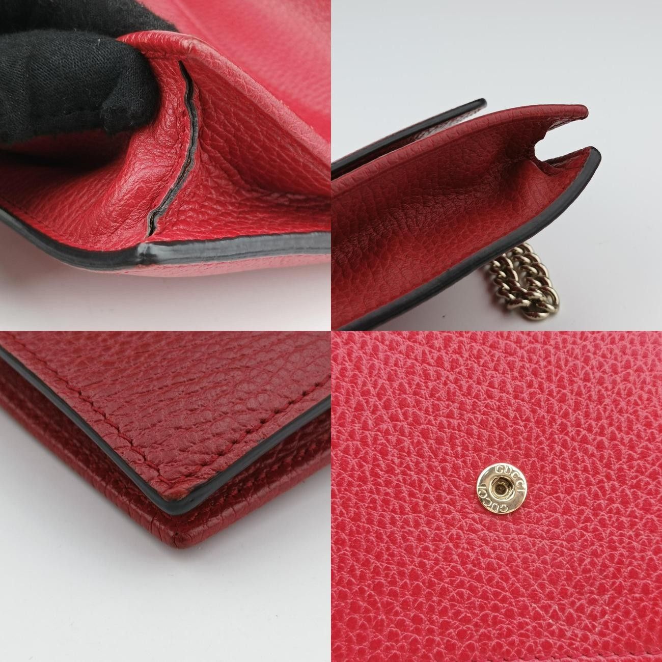  グッチGucciインターロッキングG レッド レザー 510314 メッセンジャーバッグ ショルダーバッグ