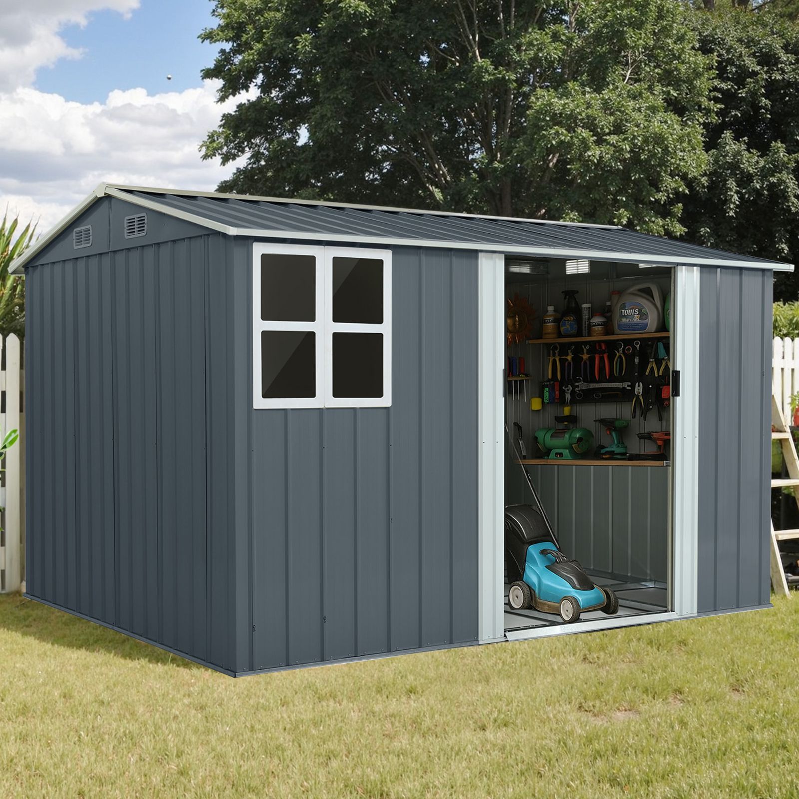 引き戸 人字屋根