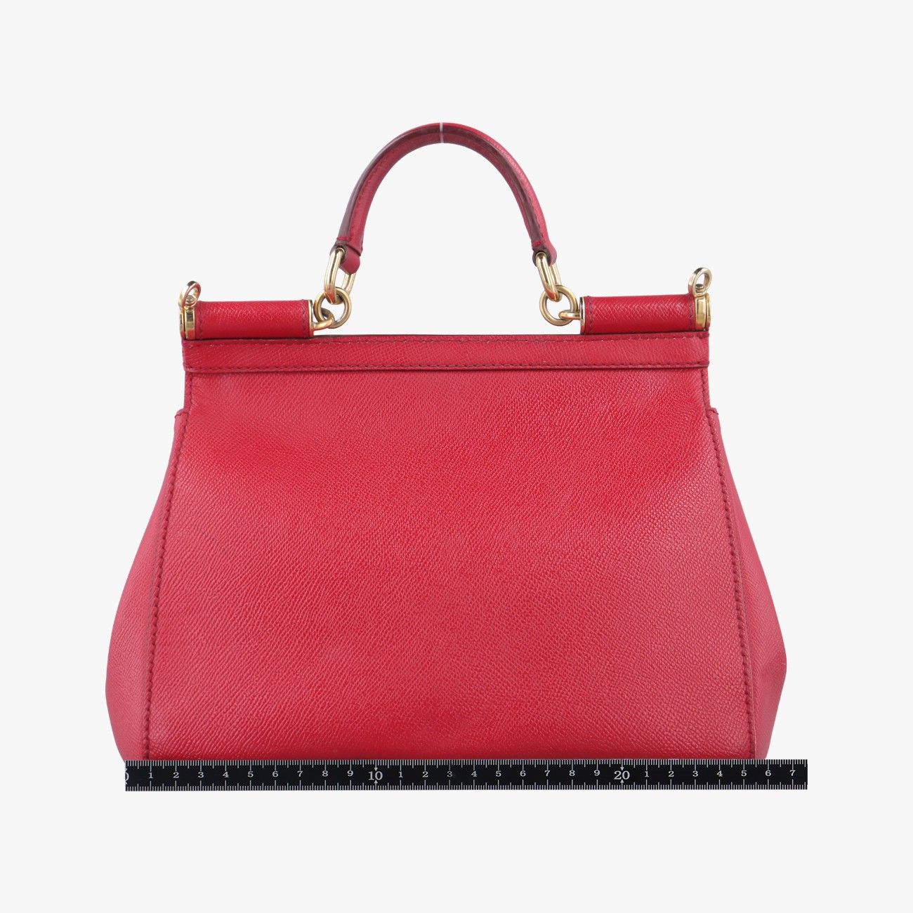 ドルチェ&ガッバーナDolce - Gabbanaシシリー レッド レザー 40