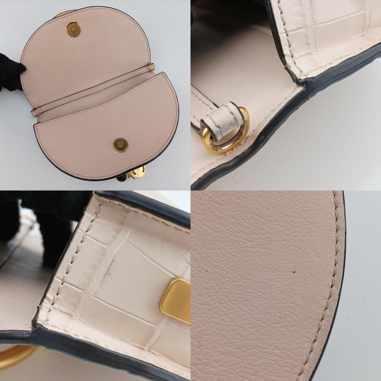  クロエChloeナイル ミノディエール ピンク レザー 02-19-99-65 メッセンジャーバッグ ショルダーバッグ