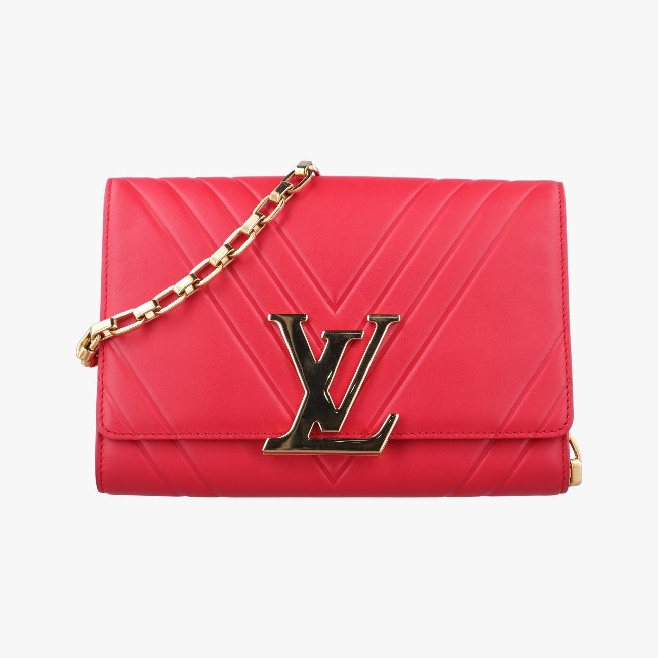 ルイヴィトンLouis Vuittonエアリーヴィー レッド レザー m54230 PL0157