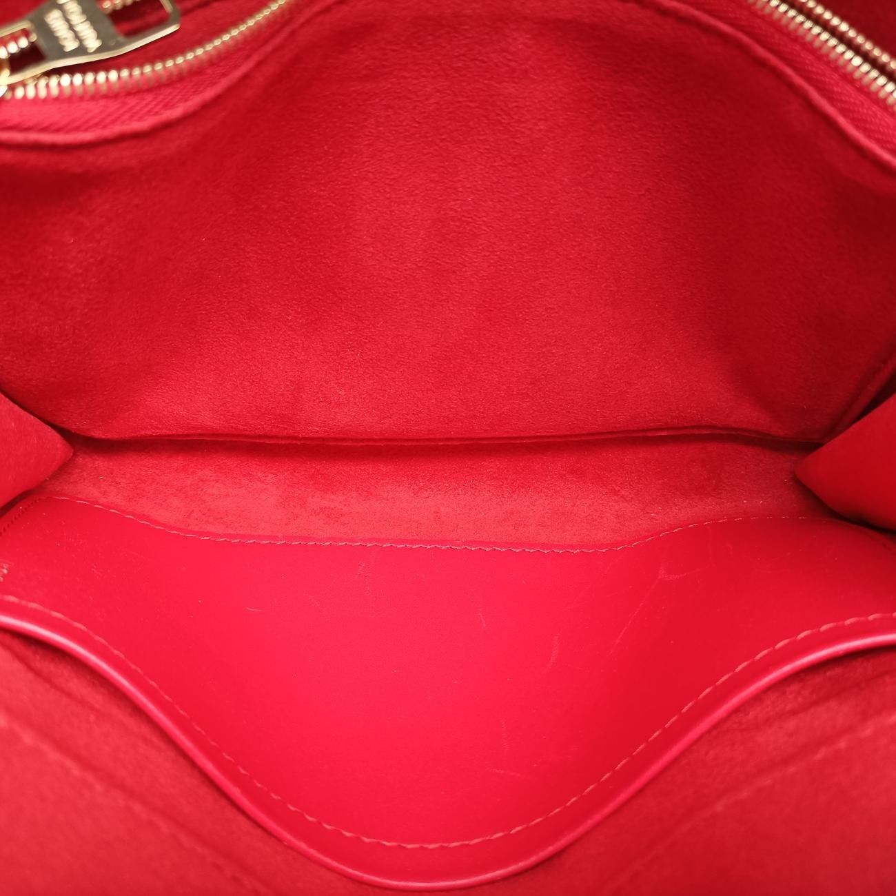  ルイヴィトンLouis Vuittonエアリーヴィー レッド レザー m 54230 PL 0157 メッセンジャーバッグ ショルダーバッグ