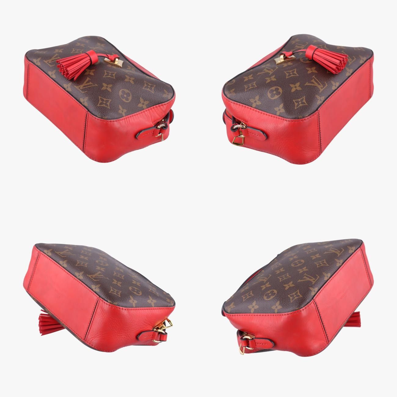 モノグラムキャンバス×カーフレザー M