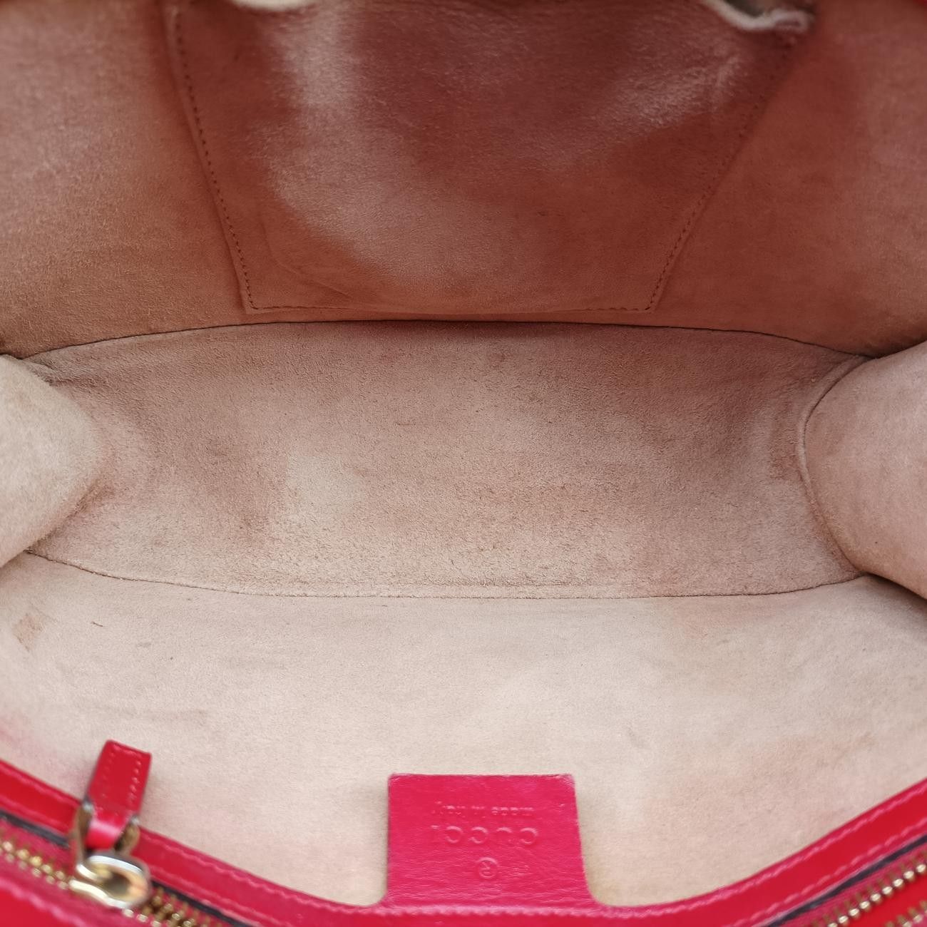 グッチGucciシルヴィ レッド×ネイビー レザー 421882 D021574916 GINKGOPHARMACY_COM