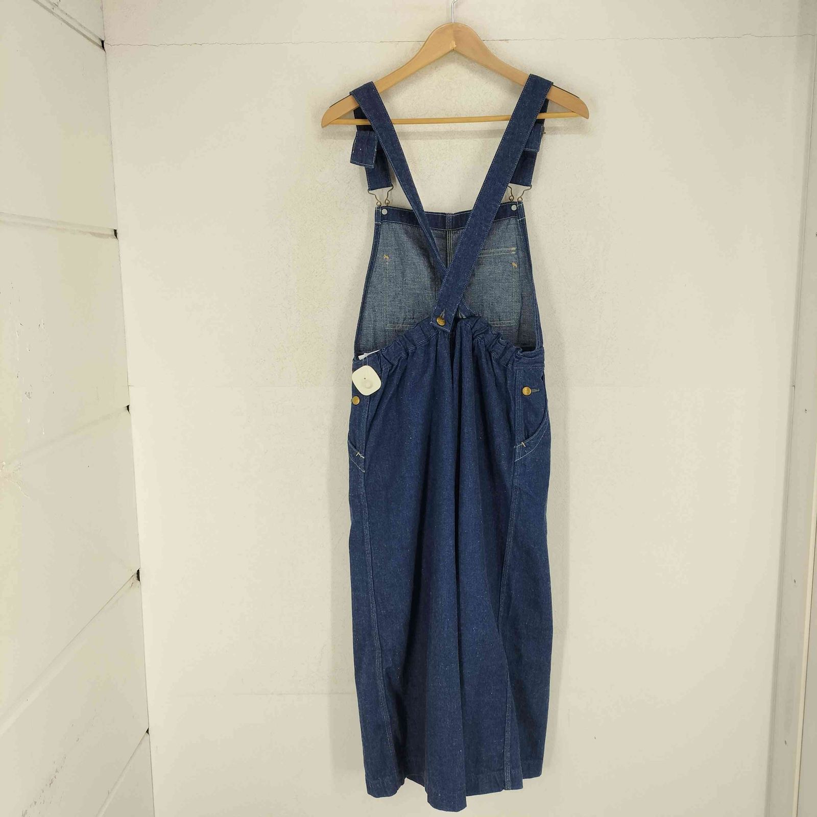 オアスロウ orSlow ワイドデニムオーバーオール レディース 表記無