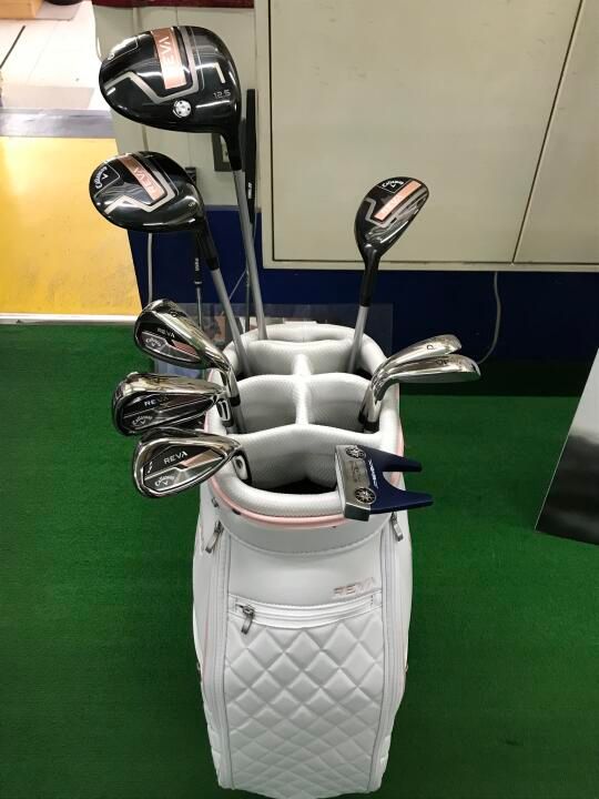 REVA PACKAGE SET 2025 ピンク L オリジナルカーボン スチール PT クラブセット キャロウェイ 最短