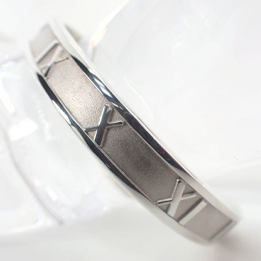 ティファニー 925 アトラス ハーフ バングル j 85-1