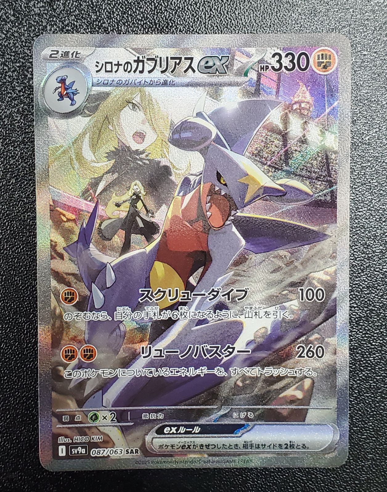 ポケモンカード シロナのガブリアスex SAR PSA10 PSA10】ポケモン
