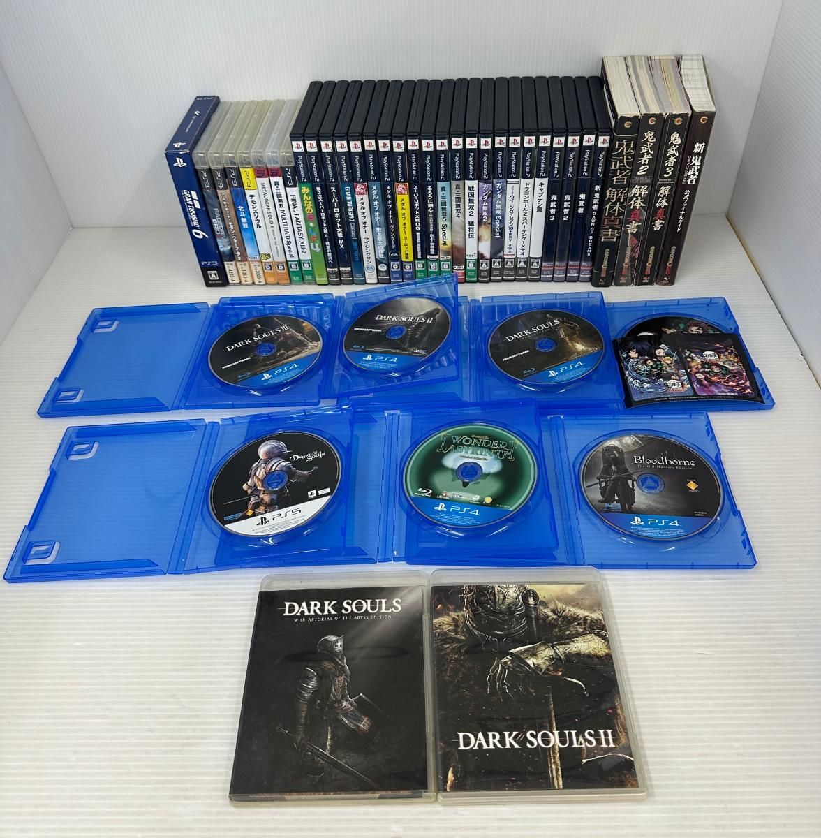 ジャンク・まとめ品 PlayStation2 PS3 PS4 PS5 ソフト39点まとめ キャプテン翼 DARKSOULS 他 2511081
