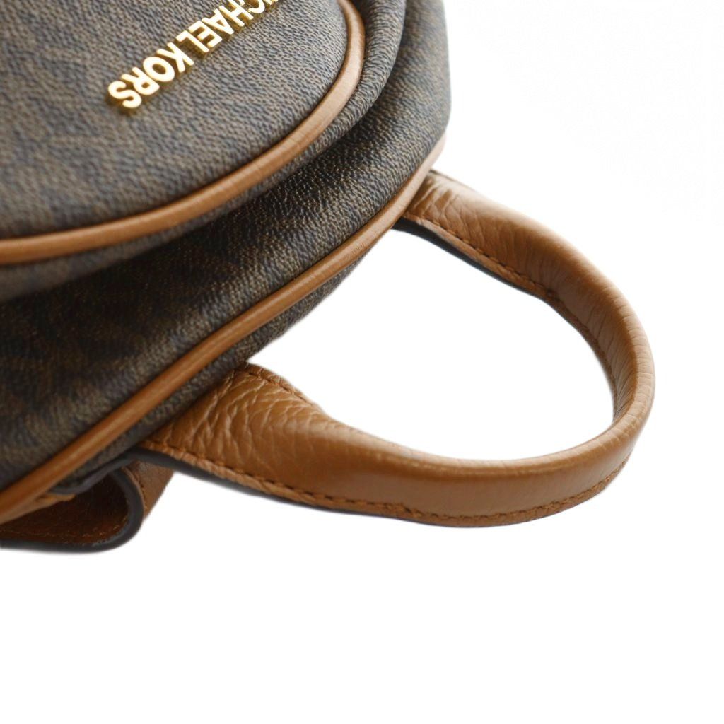  マイケルコース MICHAEL KORS リュックサック デイバッグ バックパック ロゴ PVC 茶 ブラウン GY 18 MQ リュック バックパック バッグ