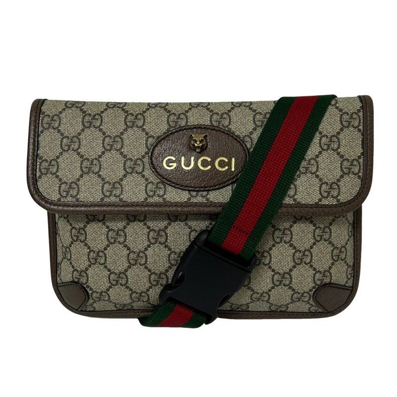 GUCCI グッチ GGスプリーム 493930 ブラウン キャンバス 帆布 ボディバッグ レディース 42511K28